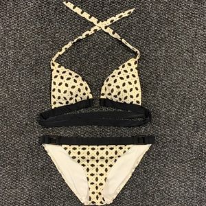 Victoria’s Secret Gold/Black Swim/Bathing Suit M/L